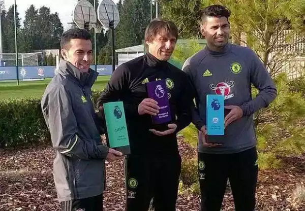 Chelsea clean up in Premier League monthly awards [Photos]